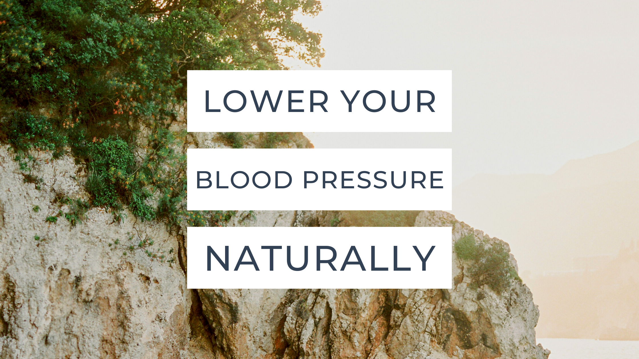 Lower Your Blood Pressure Naturally