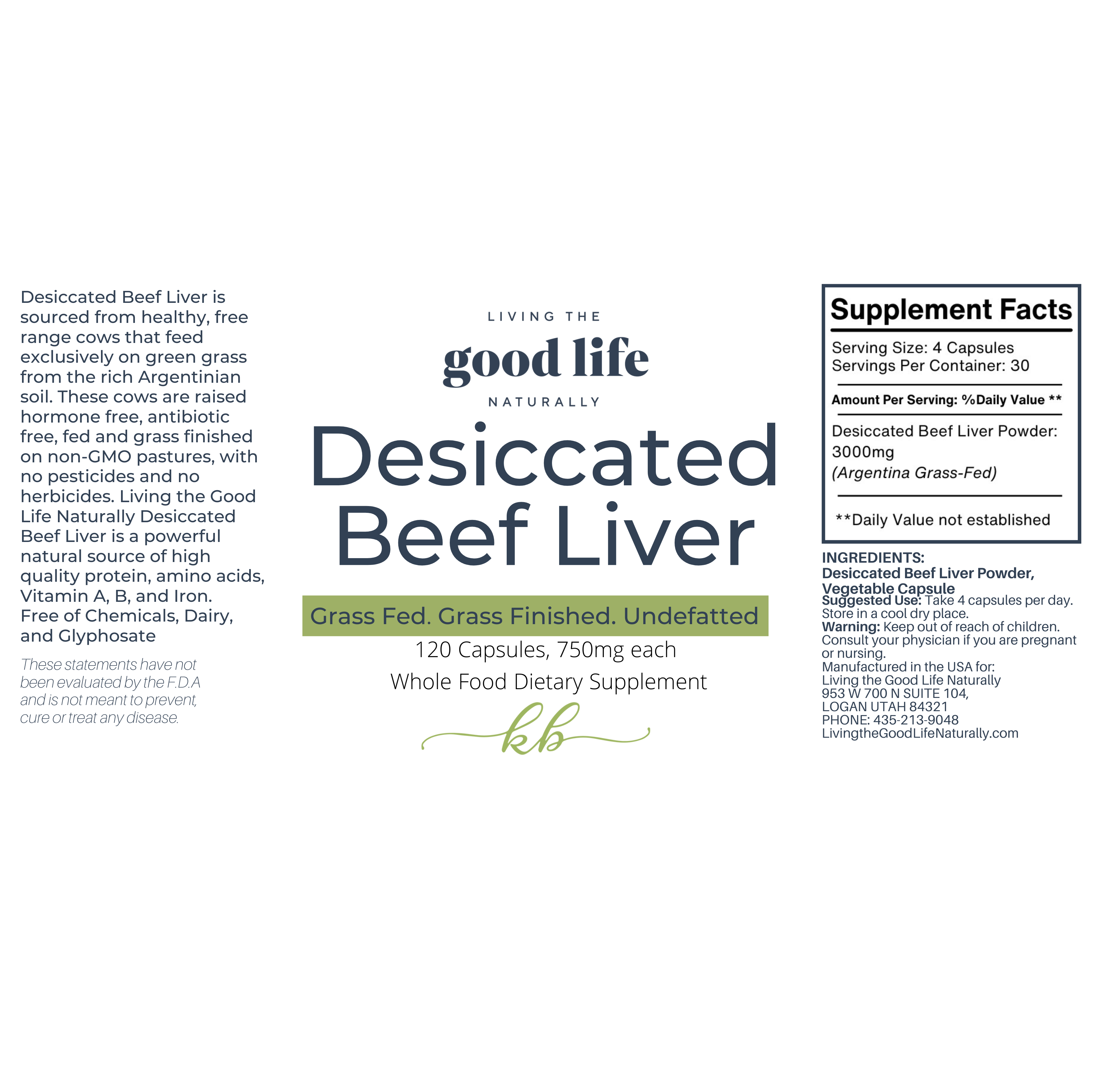 Desiccated Beef Liver